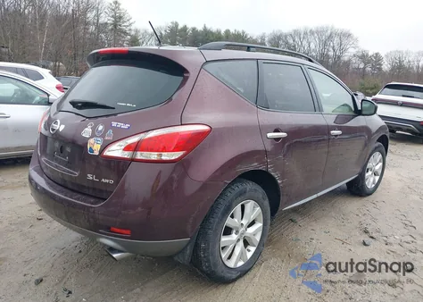 2013 Nissan Murano Sl из США, поврежденный, VIN JN8AZ1MW3DW322153